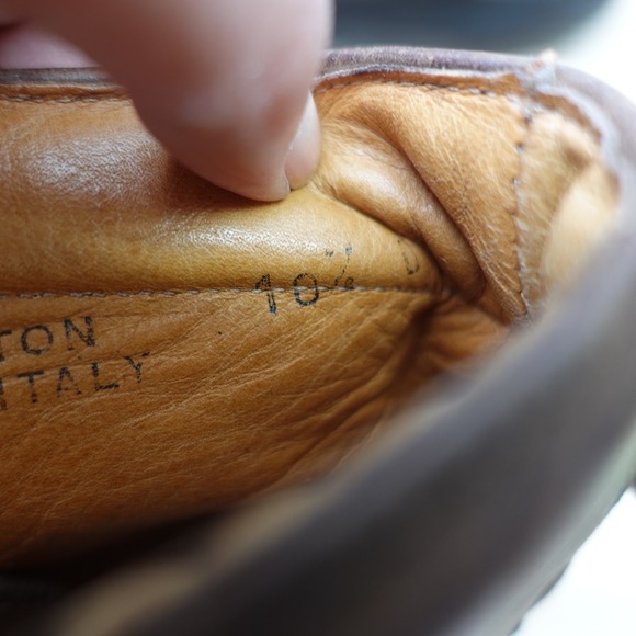 BALLY Ankle Boots Mens 8.5 D Dark Brown VINTAGE Moc Toe Chukka ITALY Binghamton‎ main image 4